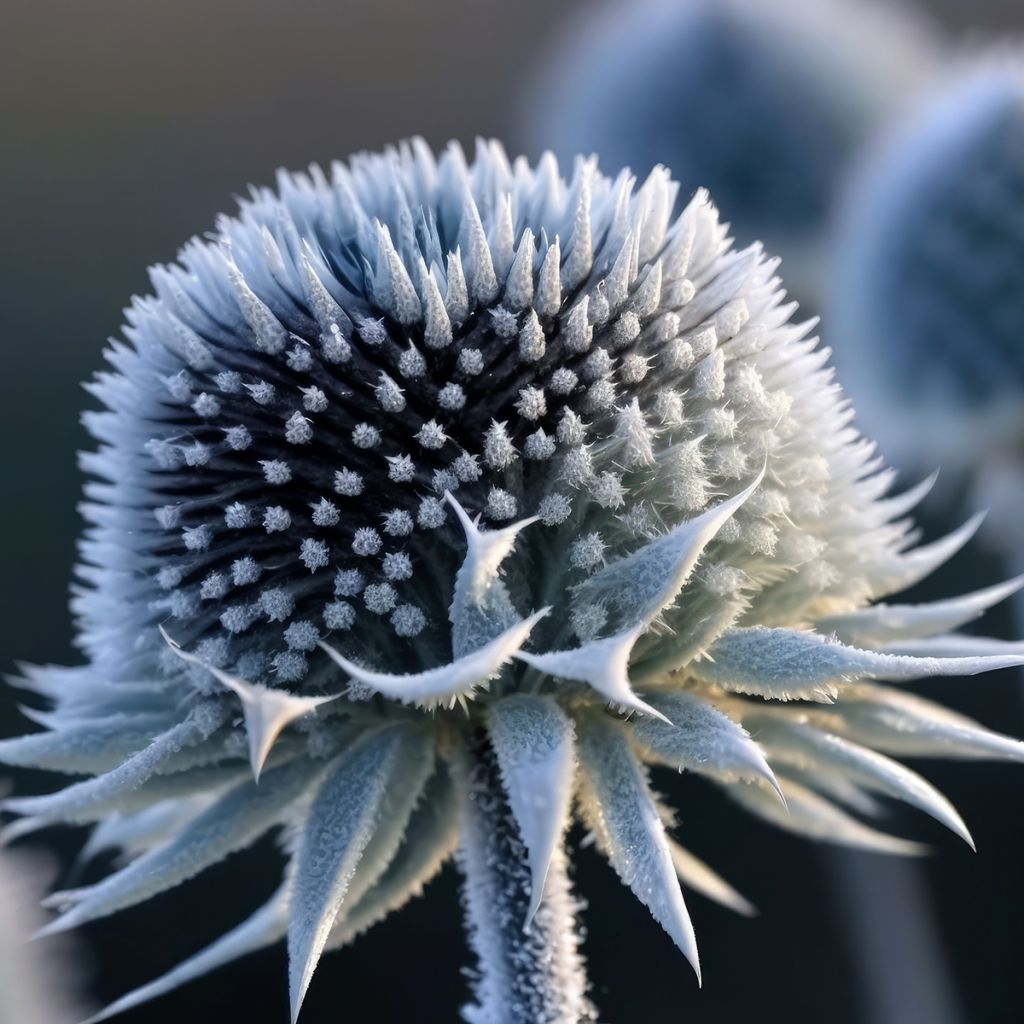 Echinops bannaticus Star Frost - Cardo pallottola